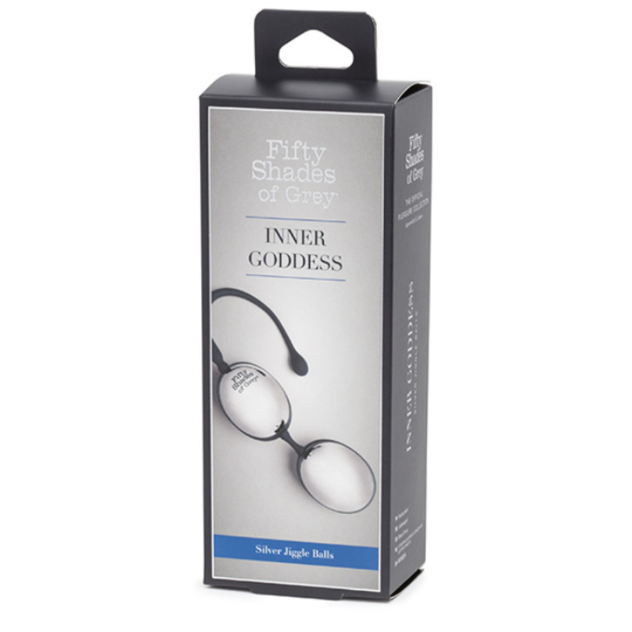 Fifty Shades of Grey - Inner Goddess Silver Jiggle Balls 67g Vrouwen Speeltjes